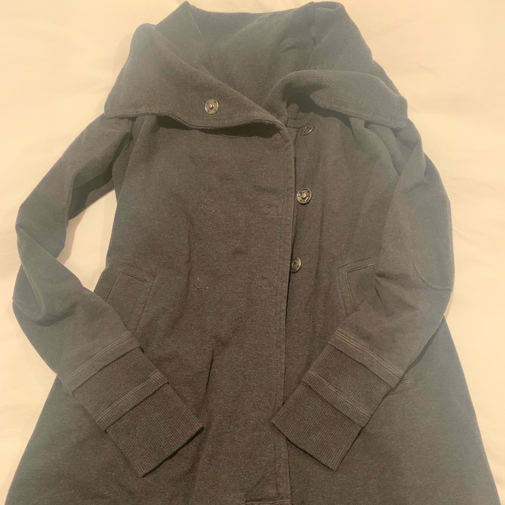 Lululemon Long Sweatshirt Jacket Gray 4